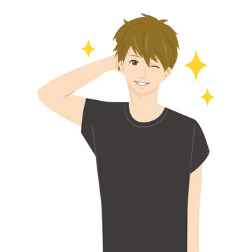 照れ笑い Images Browse 181 Stock Photos Vectors And Video Adobe Stock