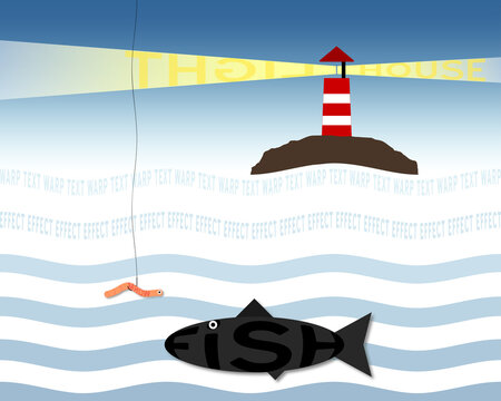 Editable envelope distort/warp text effect + tutorial. Created using AI CS6.