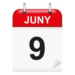 Juny 9_Calendar icon - 506582897