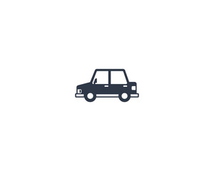 Automobile vector flat emoticon. Isolated Side Of Car illustration. Car icon