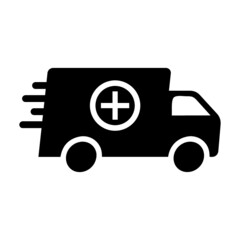 first aid transport icon design