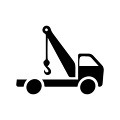 crane, wrecker icon design vector