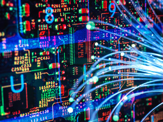 Data transfer, conceptual image