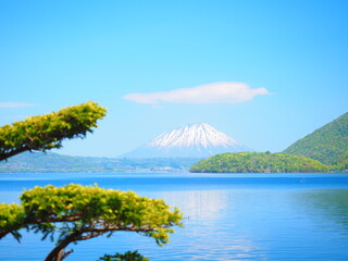Fototapeta na wymiar 北海道の絶景 初夏の洞爺湖