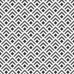 Seamless pattern with grey geometric shapes.