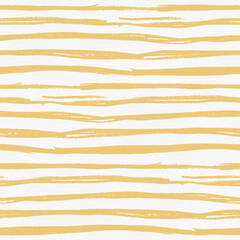 Seamless pattern with yellow hand drawn lines
