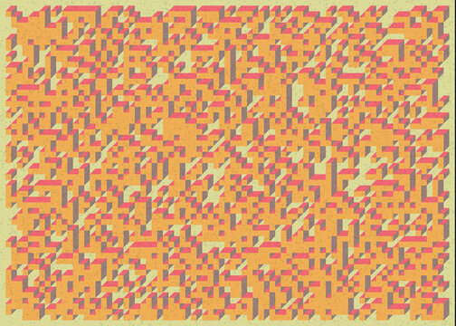 Implementation of Edward Zajec&rsquo;s &ldquo;Il Cubo&rdquo; from 1971. Essentially a Truchet tile set of 8 tiles and rules for placement art illustration