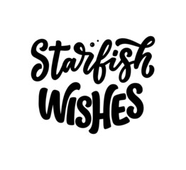 Hand drawn motivation lettering phrase in modern calligraphy style. Inspiration slogan for print and poster design. Vector illustration