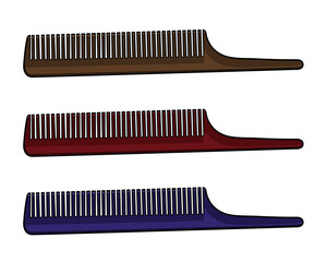  barber tools shop pattern illustration