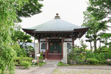 Fototapeta premium 善導寺 不動堂 群馬県 館林市