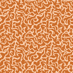 Vector Seamless Hand Drawn Scribble Pattern. Minimal Artistic Sketch Endless Print.