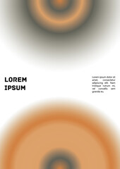 Vector Gradient Colorful Cover. Holographic Abstract Background Poster Design Template.