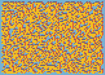 Implementation of Edward Zajec’s “Il Cubo” from 1971. Essentially a Truchet tile set of 8 tiles and rules for placement art illustration