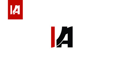 Alphabet letters Initials Monogram logo VA, AV, V and A