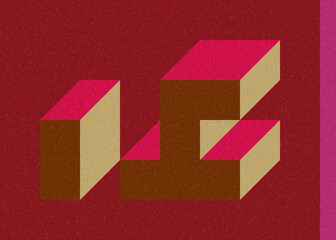 Implementation of Edward Zajec&rsquo;s &ldquo;Il Cubo&rdquo; from 1971. Essentially a Truchet tile set of 8 tiles and rules for placement art illustration