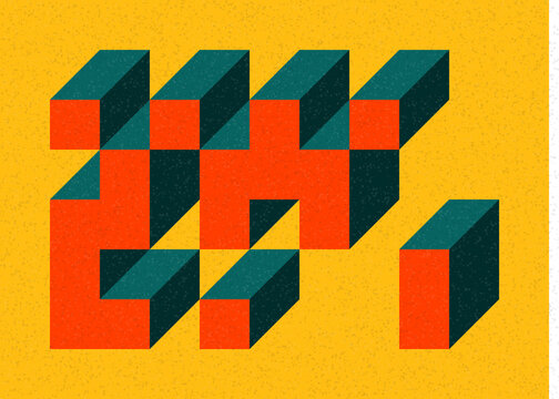 Implementation of Edward Zajec&rsquo;s &ldquo;Il Cubo&rdquo; from 1971. Essentially a Truchet tile set of 8 tiles and rules for placement art illustration