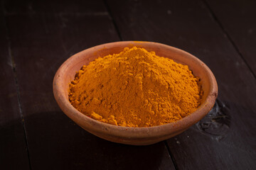 Turmeric powder or haldi powder