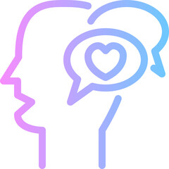 thinking gradient icon