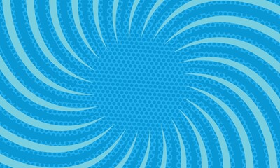 Blue comic pop art abstract background