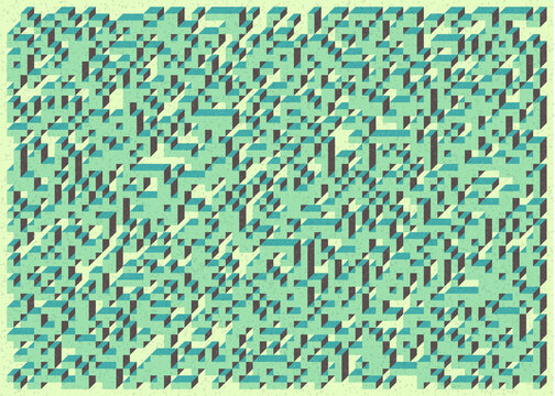 Implementation of Edward Zajec&rsquo;s &ldquo;Il Cubo&rdquo; from 1971. Essentially a Truchet tile set of 8 tiles and rules for placement art illustration
