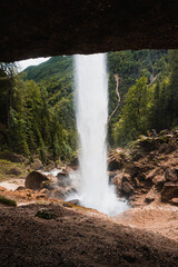 Pericnik waterfall in Slovenia