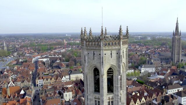 Belfort of Bruge in Belgium