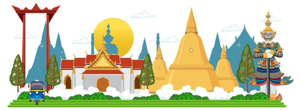 Bangkok Thailand attraction landmarks