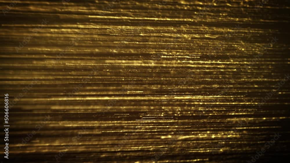 Poster abstract gold filaments bursting background/ 4k animation of an abstract wallpaper background of bur