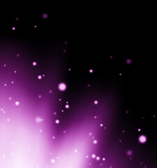 Purple defocused lights on a dark background.
