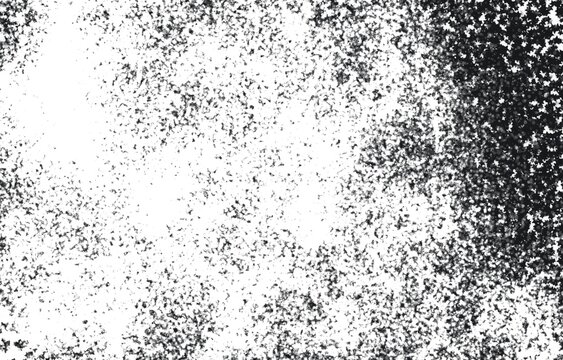 Grunge black and white texture.Grunge texture background.Grainy abstract texture on a white background.highly Detailed grunge background with space. © baihaki