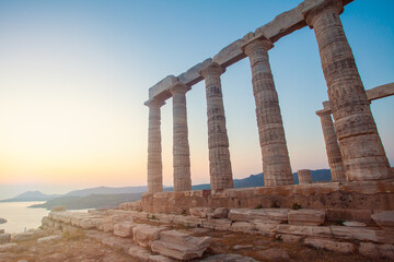 Obraz premium Sounion cape, Attica, Greece sightseeing