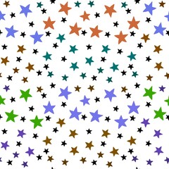 Kids seamless stars pattern for fabrics and textiles and packaging and gifts and wrapping paper and hobbies