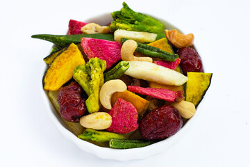 Crispy fruits vegetables, Delicious snacks