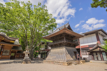 神社　門　神社仏閣　拝殿　大國魂神社　随神門　寺社仏閣