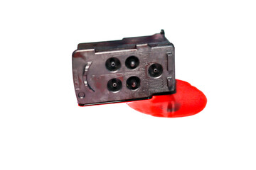 dice on a white background