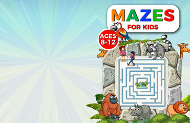 maze book for kids