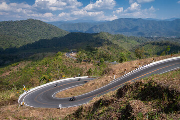 Road 1081 Santisuk - Bo Kluea District, Nan ,Thailand 