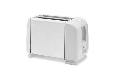 Fototapeta premium White toaster isolated on white