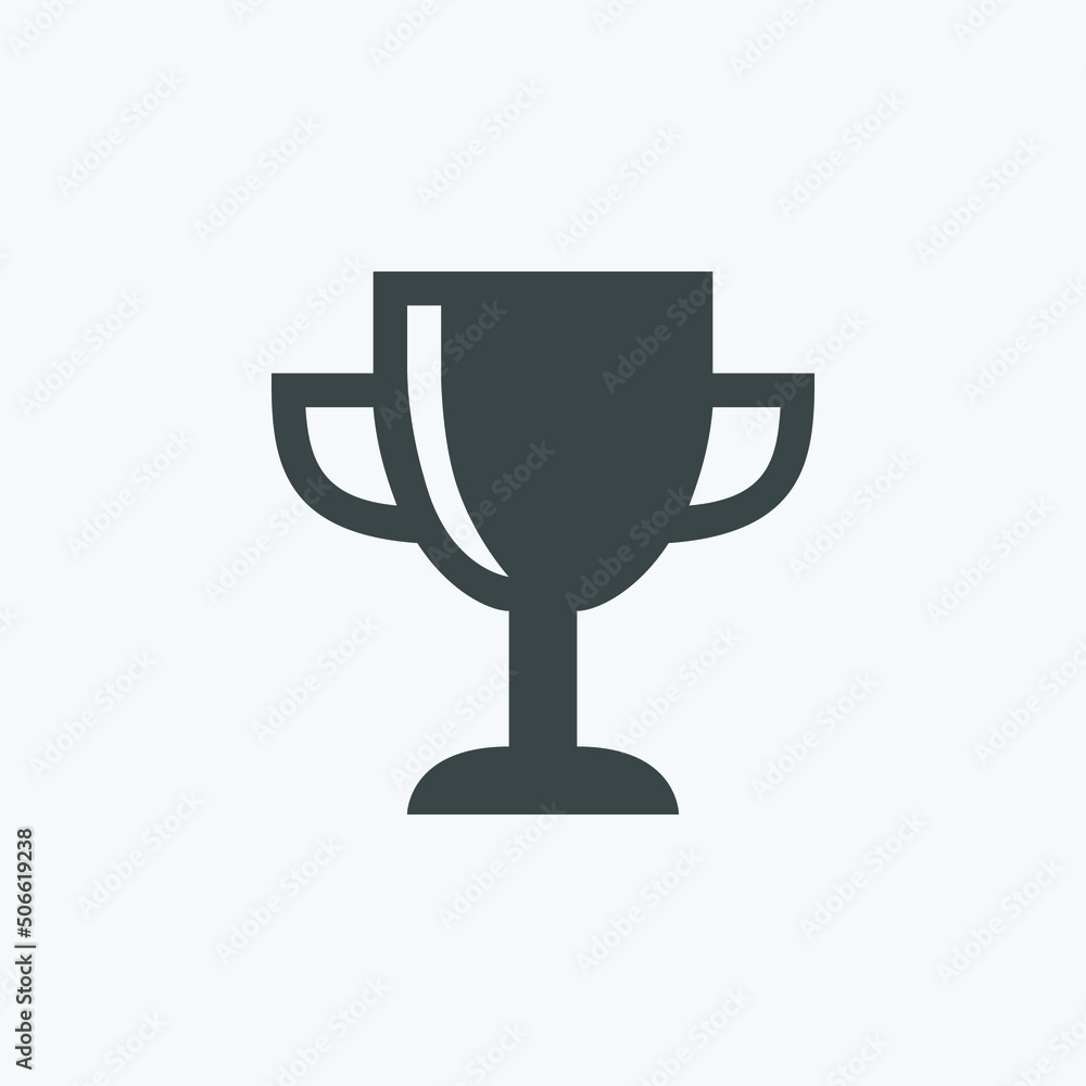 Poster trophy icon vector. isolated prize icon vector design. designed for web and app design interfaces.