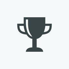 Trophy icon vector. Isolated prize icon vector design. Designed for web and app design interfaces.