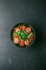 Rice with Shrimp, Restaurant Asian food