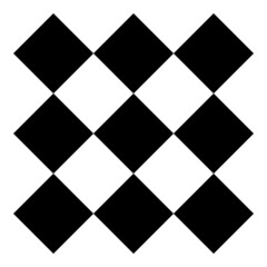 Square Elements Flat Icon Isolated On White Background