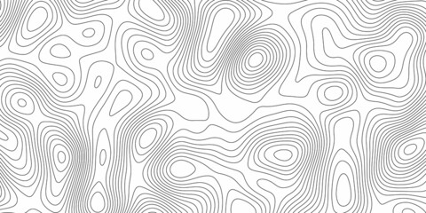 Abstract design with black and white abstract background. The concept of a conditional geography scheme and the terrain path. Wide size. Map on land vector terrain Illustration . paper texture design 