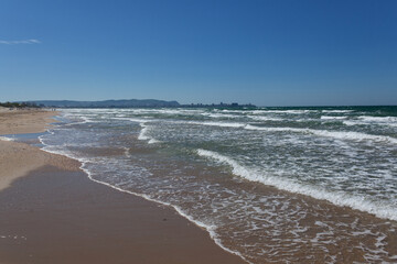 View of the city of Anapa from the sea