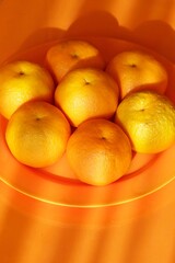 Mandarinas, Color, Naranja, fruta, 