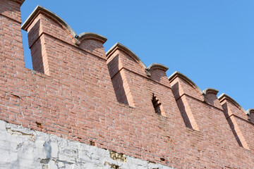 FORTRESS WALL IN THE TULA KREMLIN