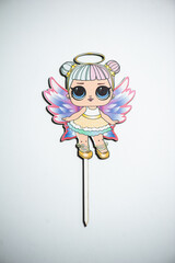 Cake toppers for celebrating a child's birthday