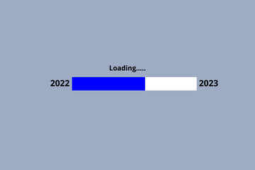Loading 2022 / 2023 blau Töne 