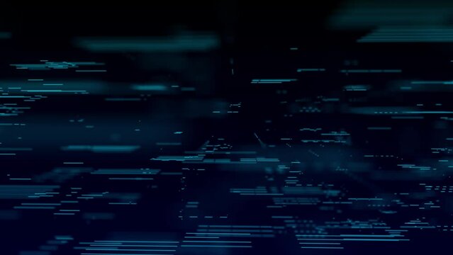 Abstract digital background. Science background. Technological background. Matrix. Binary Code. Falling dots. 3d rendering. 4k animation