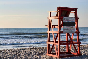 lifeguard tower on the beach